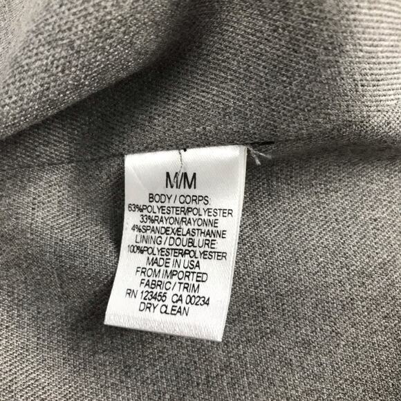 Design Lab Lord & Taylor Vest Gray Womens Size M - Picture 7 of 8